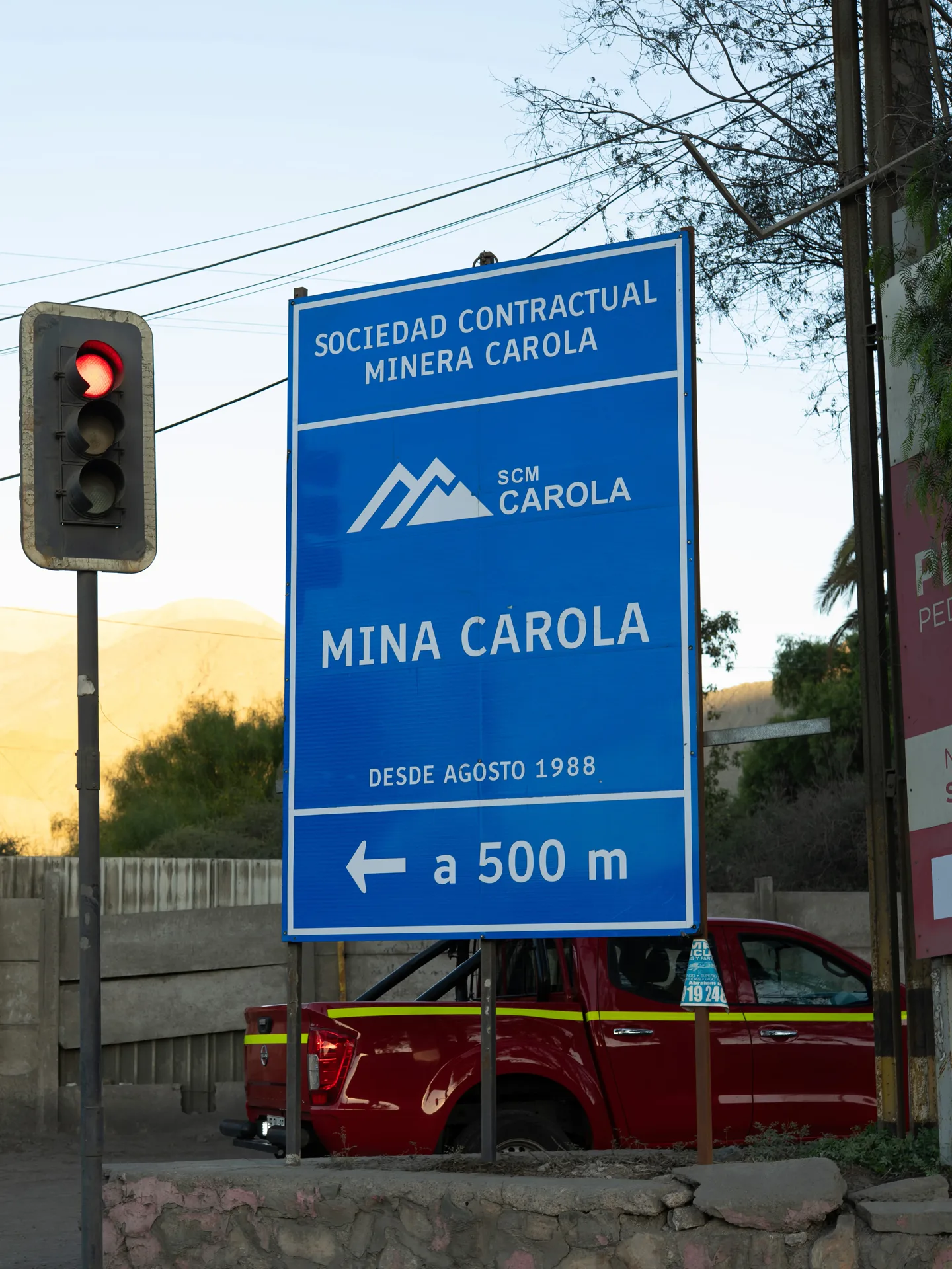 Mina Carola a 500m de GESERMI